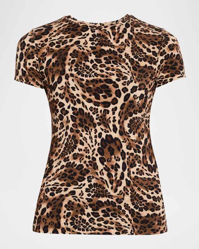 Ressi Short-Sleeve Leopard Paisley T